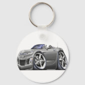 Sky Silver Car Schlüsselanhänger (Vorderseite)