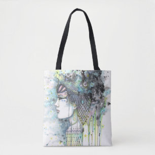 Sky Sinti und Roma Fantasy Boho Style Artwork Tasche