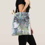 Sky Sinti und Roma Fantasy Boho Style Artwork Tasche (Von Nahem)