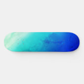 Sky Skateboard Deck, Blau und Grün (Horizontal)