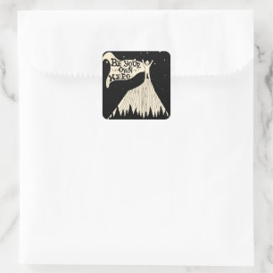 Sky startet inspirierendes Motivierend Lebensangeb Quadratischer Aufkleber