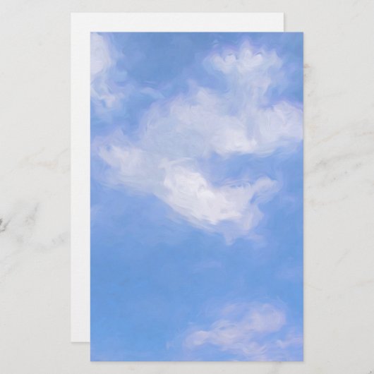Sky Stationary Briefpapier (Vorne/Hinten)