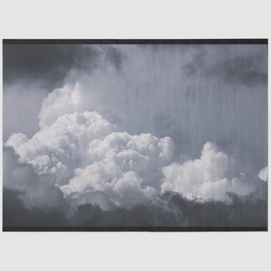Sky Stormy Clouds Dekoupage Tissue Paper Seidenpapier (Vorderseite)