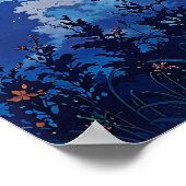 Sky Streak - Night Sky Illustration Style Poster (Ecke)