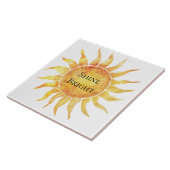 Sky Sun Shine Bright Fliese (Seite)