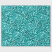 Sky Swirl Wrapping Paper Geschenkpapier (Flach)