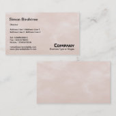 Sky Texture 01 - Light Brown Visitenkarte (Vorne/Hinten)