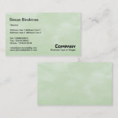 Sky Texture 01 - Light Green Visitenkarte (Vorne/Hinten)