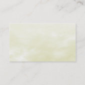 Sky Texture - Hellgelb Visitenkarte (Rückseite)