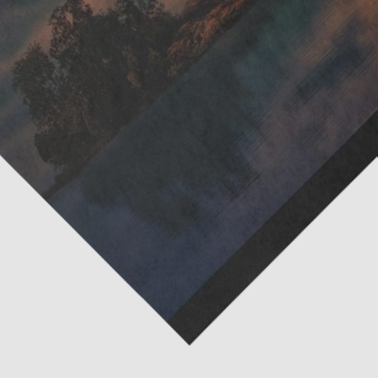 Sky Thunderstoren Sunset Decoupage Tissue Seidenpapier (Detail)