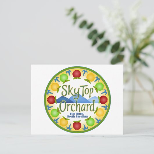 Sky Top Orchard Postkarte (Stehend Vorderseite)