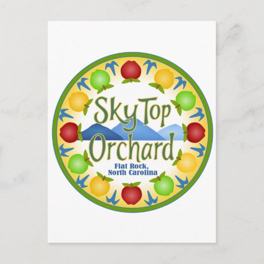 Sky Top Orchard Postkarte (Vorderseite)
