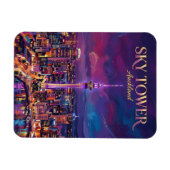 Sky Tower Neuseeland Magnet (Horizontal)