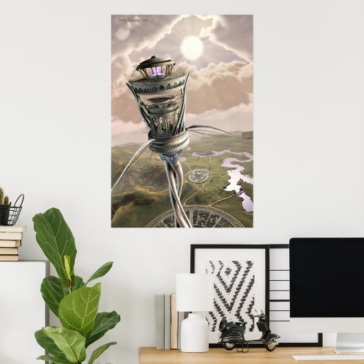 Sky Tower Poster (Heimbüro)