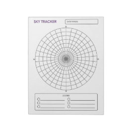 Sky Tracker Notizblock