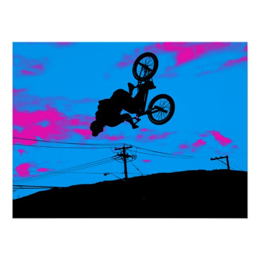 Sky Trekking - BMX Rider Poster (Vorderseite)
