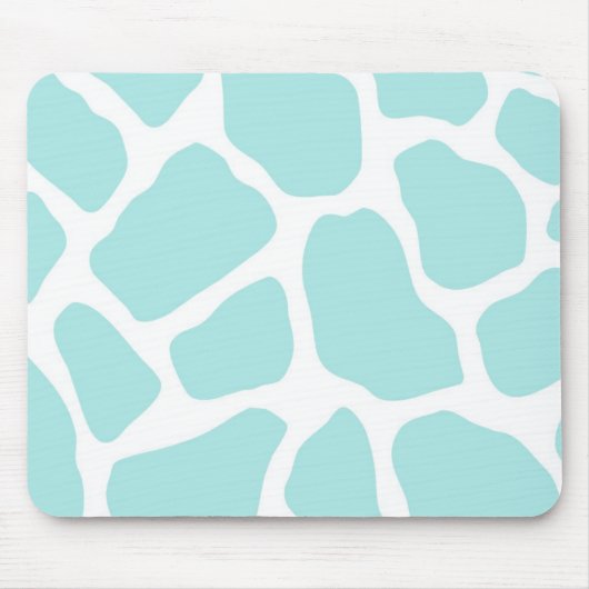 Sky und White Giraffe Print Mousepad (Vorne)