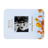 Sky Verlasst Elegantes Beerdigungsgedächtnis Magnet (Horizontal)