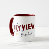 Sky View Drive-In-Tasse Tasse (Vorderseite Links)