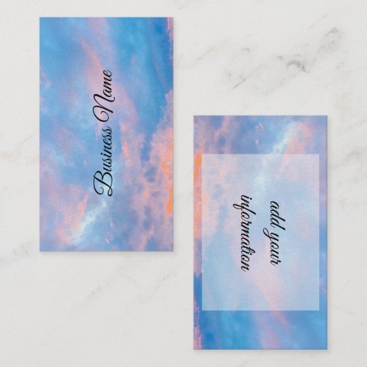 Sky Visitenkarte (Vorne/Hinten)