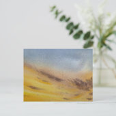 Sky watercolor painting  postkarte (Stehend Vorderseite)