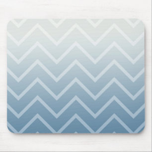 Sky White Zickzack Mousepad