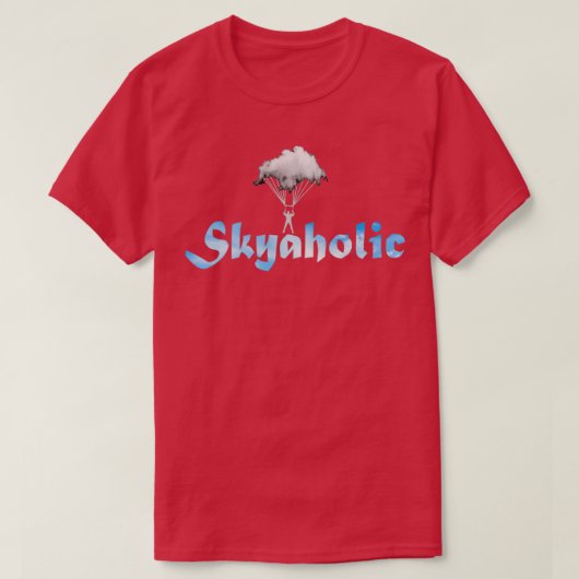Skyaholic Skydiving T-Shirt (Design vorne)