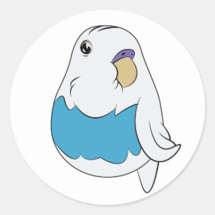 Skybelly Birble Runder Aufkleber