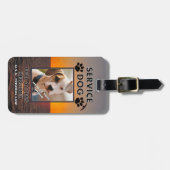 Skybird Service-HundeFoto Identifikation Gepäckanhänger (Vorderseite horizontal)