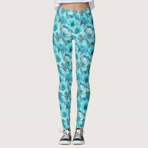 SkyBlue Crossfit Amaryllis Fantasy Geburtstagsgesc Leggings