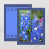 SKYBLUES LESEZEICHEN POSTKARTE (Vorne/Hinten)