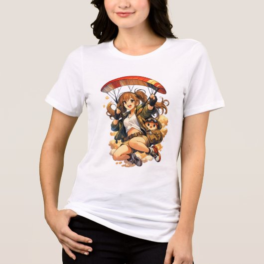 Skybound Duo Paragleiter Tri-Blend Shirt (Vorderseite)