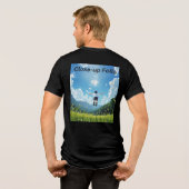 Skybound Motion Anime-T-Shirt Tri-Blend Shirt (Rückseite voll)