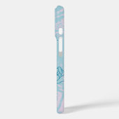 Skybound Serpent - Blue Dragon Floral Case-Mate iPhone Hülle (Rückseite / Links)