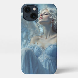 Skybound Silence: Engel des Mitternachtschleiers iPhone 13 Hülle