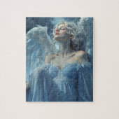 Skybound Silence: Engel des Mitternachtschleiers Puzzle (Vertikal)