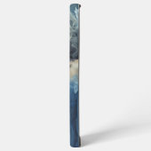 Skybound Silence: Engel des Mitternachtschleiers Samsung Galaxy Hülle (Linke Seite)