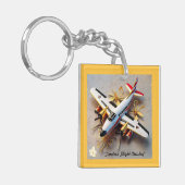 "Skybound Sophistication" Schlüsselanhänger (Vorderseite links)