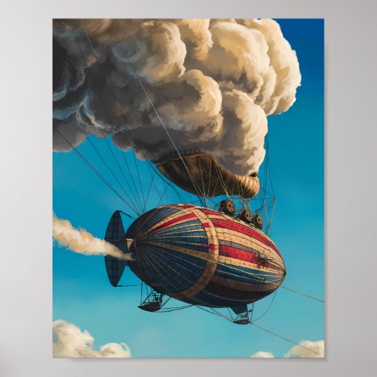Skybound Steampunk Voyager Poster (Vorne)