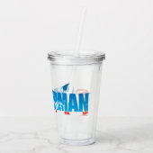 Skybound Superman Silhouette Acryltrinkbecher (Rückseite)