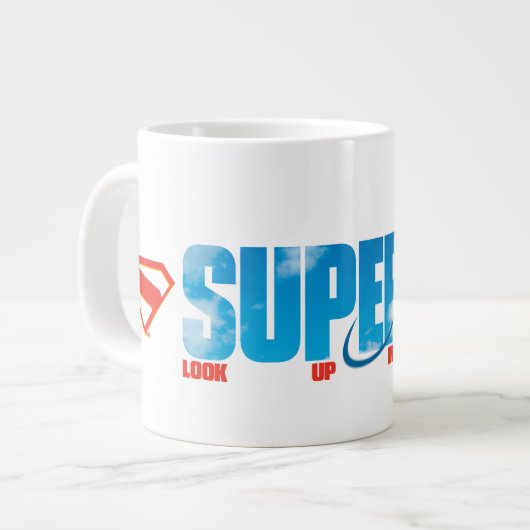 Skybound Superman Silhouette Jumbo-Tasse (Vorderseite Links)