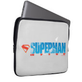 Skybound Superman Silhouette Laptopschutzhülle (Vorne Rechts)