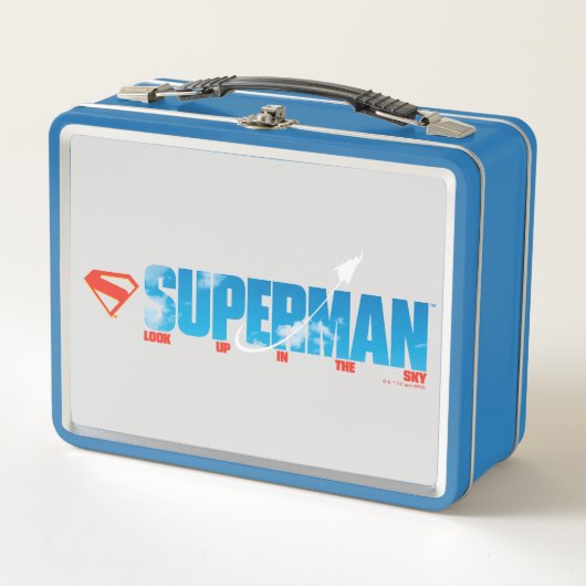 Skybound Superman Silhouette Metall Brotdose (Vorderseite)