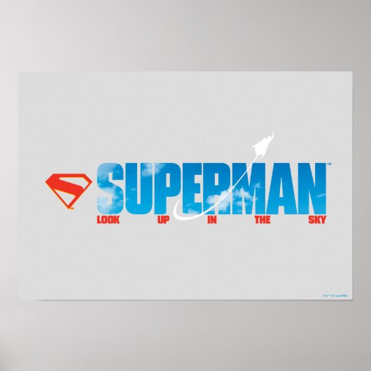 Skybound Superman Silhouette Poster (Vorne)