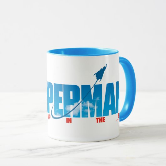 Skybound Superman Silhouette Tasse (VorderseiteRechts)
