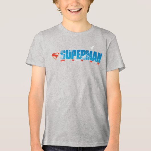 Skybound Superman Silhouette Tri-Blend Shirt (Vorderseite)