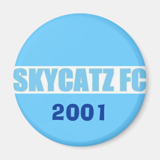 SKYCATZFC-TEXT 2001-Magnet Magnet (Vorne)