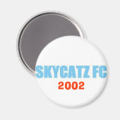 SKYCATZFC-TEXT 2002-Magnet Magnet (Vorderseite/Rückseite)