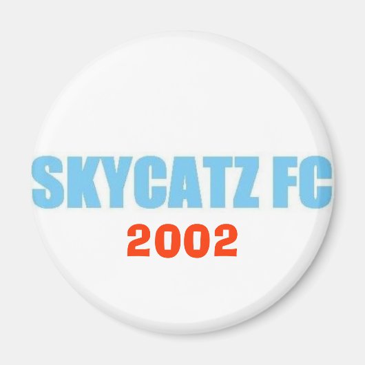 SKYCATZFC-TEXT 2002-Magnet Magnet (Vorne)