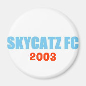 SKYCATZFC TEXT 2003 Magnet (Vorne)